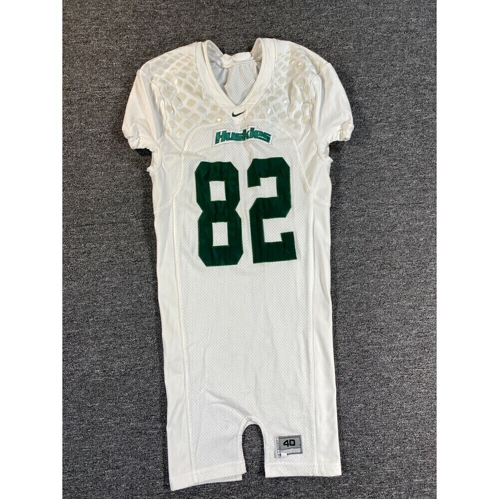 Nike Washington Huskies Jersey Mens Large (40) Center Swoosh White Game Worn #82